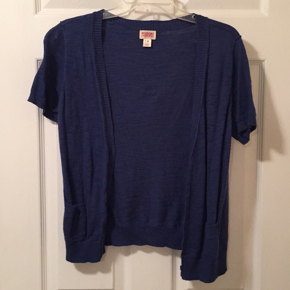 Short sleeve cardigan